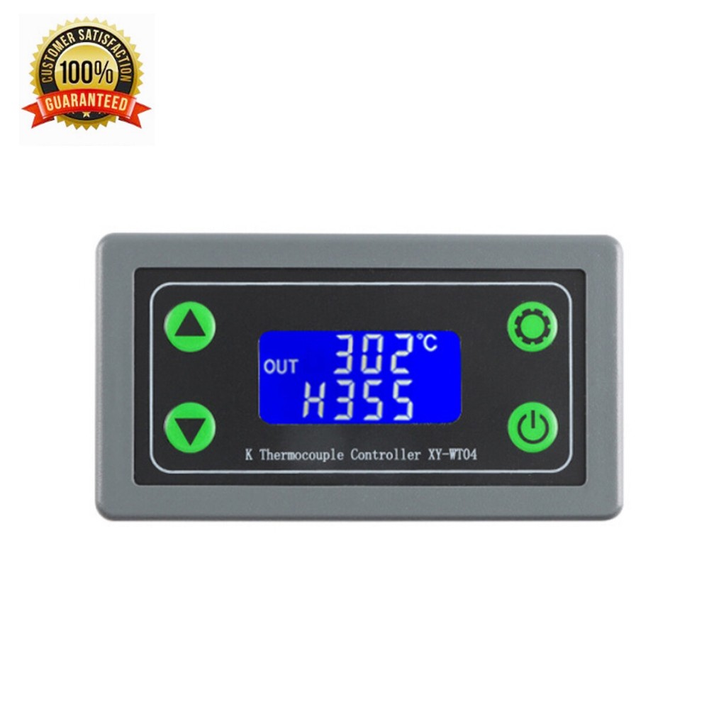 Digital LCD Temperature Controller K Type Thermocouple Sensors 12/24 VDC (℃ /℉)