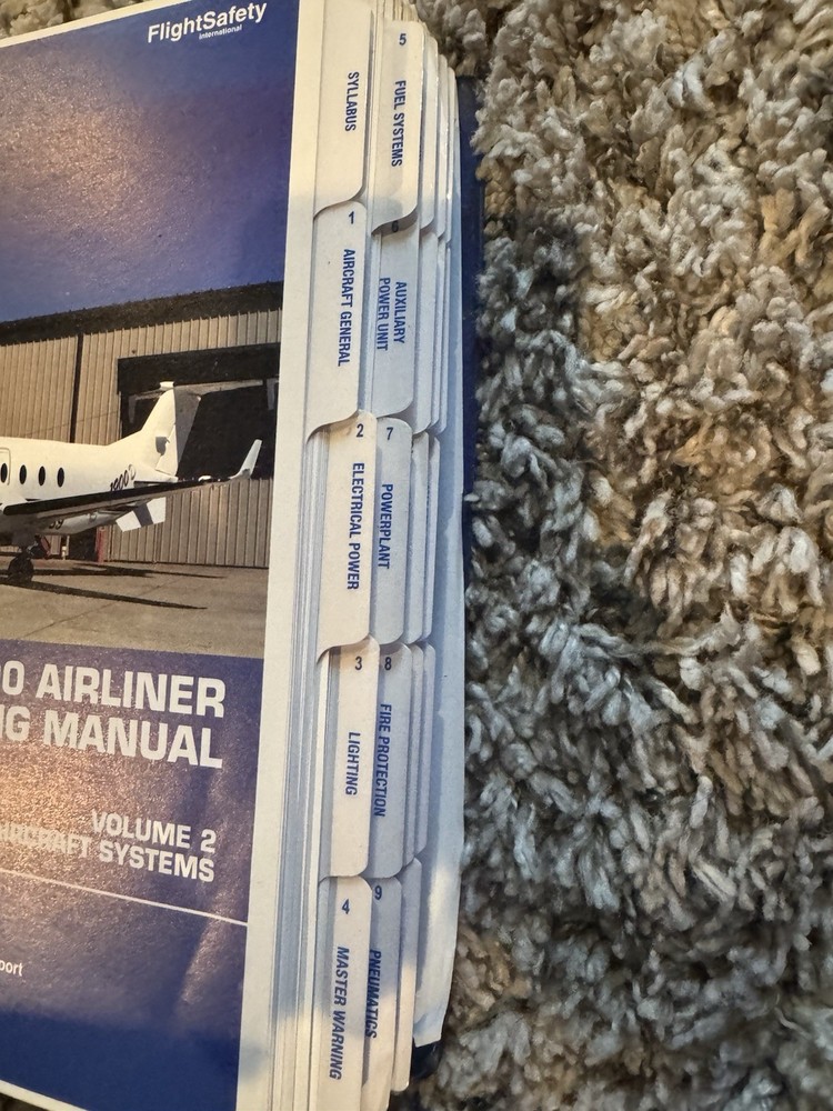 Beech 1900 Airliner Pilot Training Manual Volume 2 Vintage