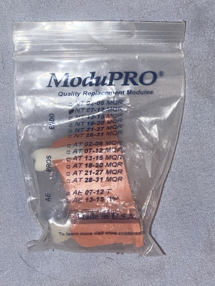 ModuPRO Dental Replacement Module NT 07-12 MQR – Endo/Pros Training Model Teeth