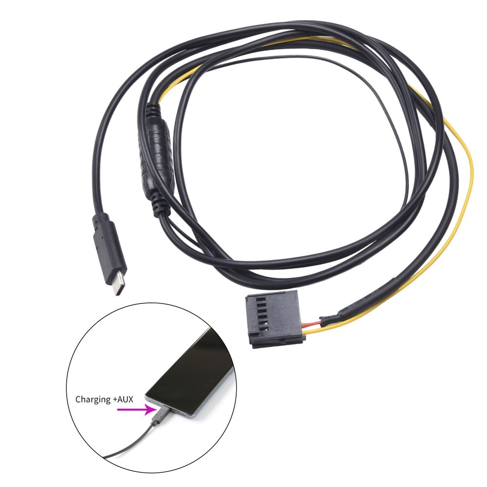 Efficient and Reliable For Ford Audio CD Player TYPEC Audio Input Cable