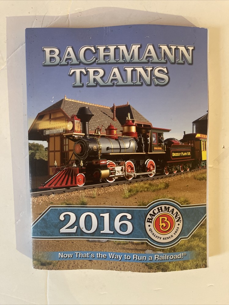 BACHMANN WILLIAMS 2016 TRAIN CATALOG NEW