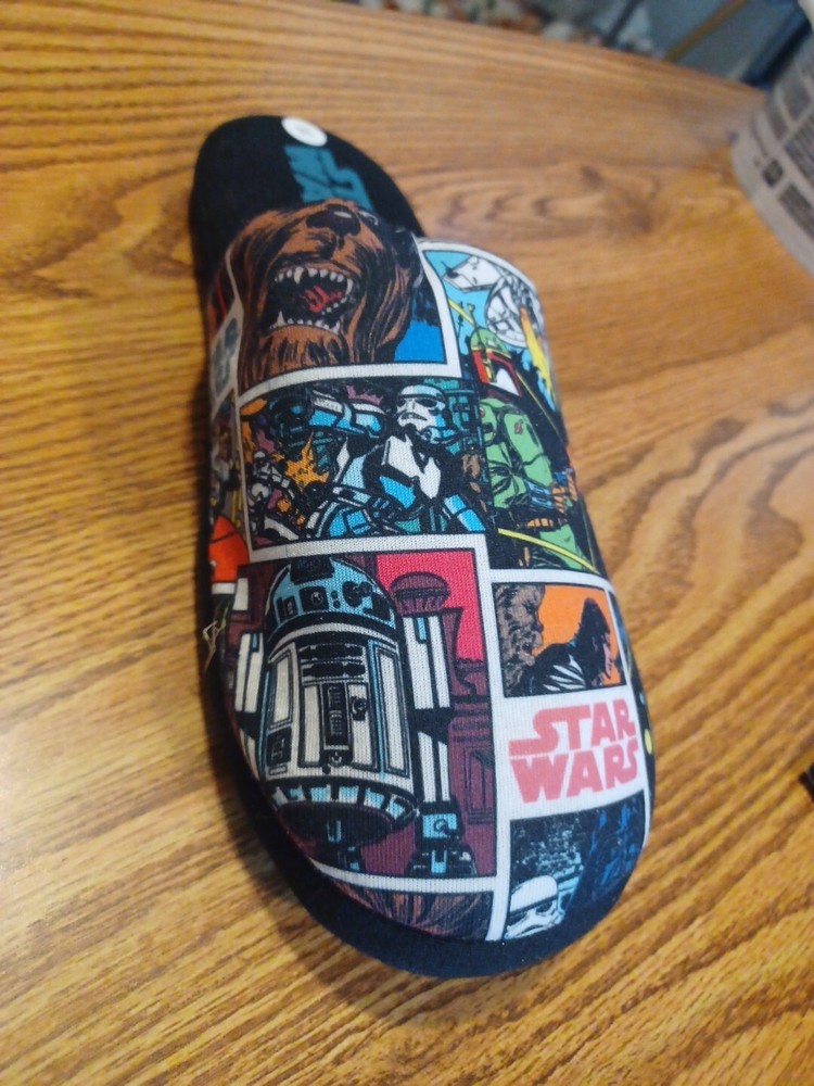 Star Wars Comic Strip Slippers Vanilla Underground NWT