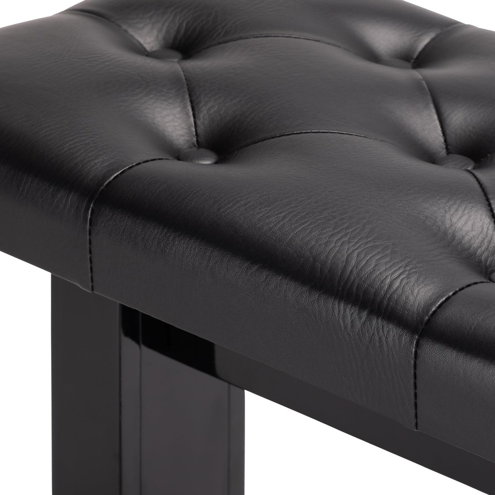 Height Adjustable Piano Bench Padded - On-Stage