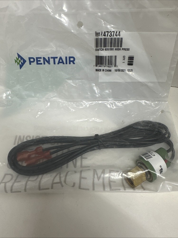 Pentair #473744 High Pressure Switch