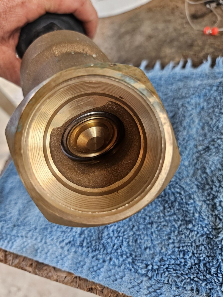 1pcs 2" Pneumatic angle seat valve DN40 Brass