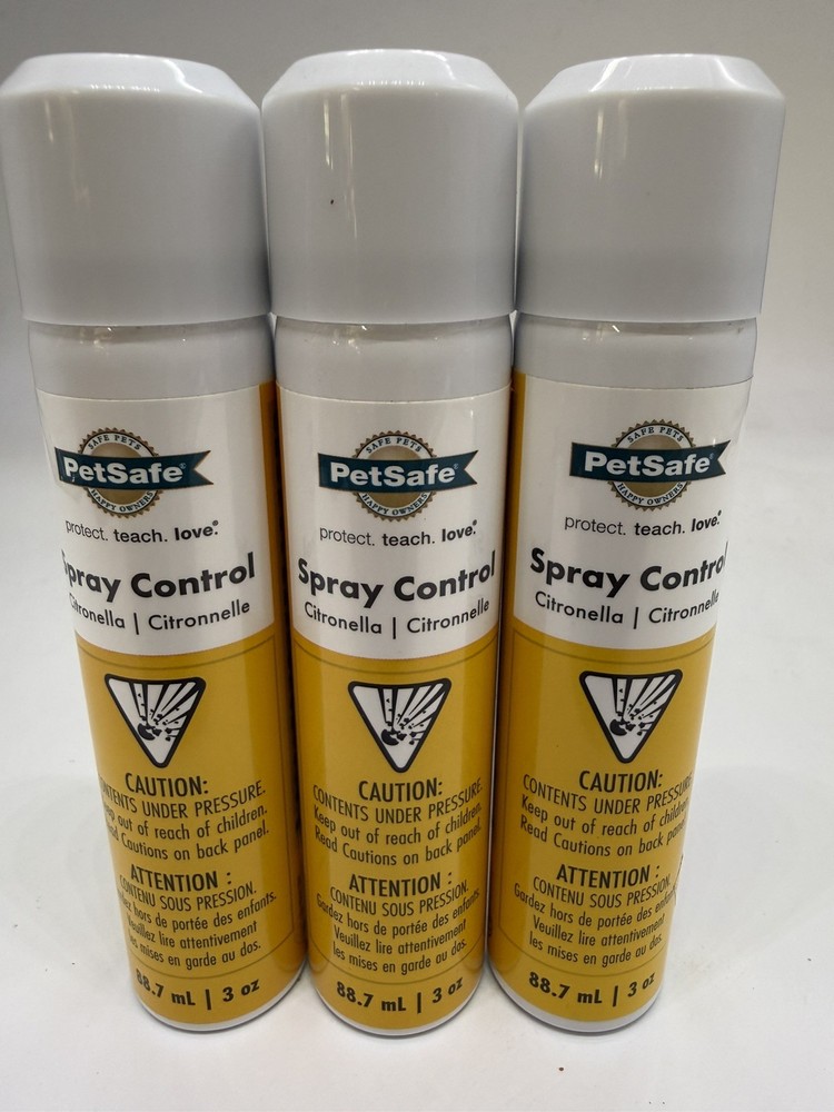 PetSafe Spray Control 3oz PAC17-16190 3 Cans Refill