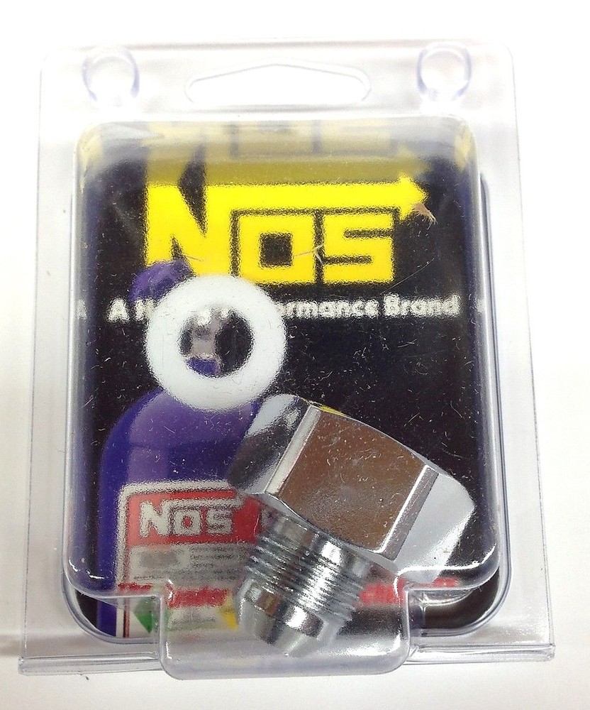 Nitrous Oxide Systems  NOS16232  -8AN-660 Bottle Nut adapter w/ washer