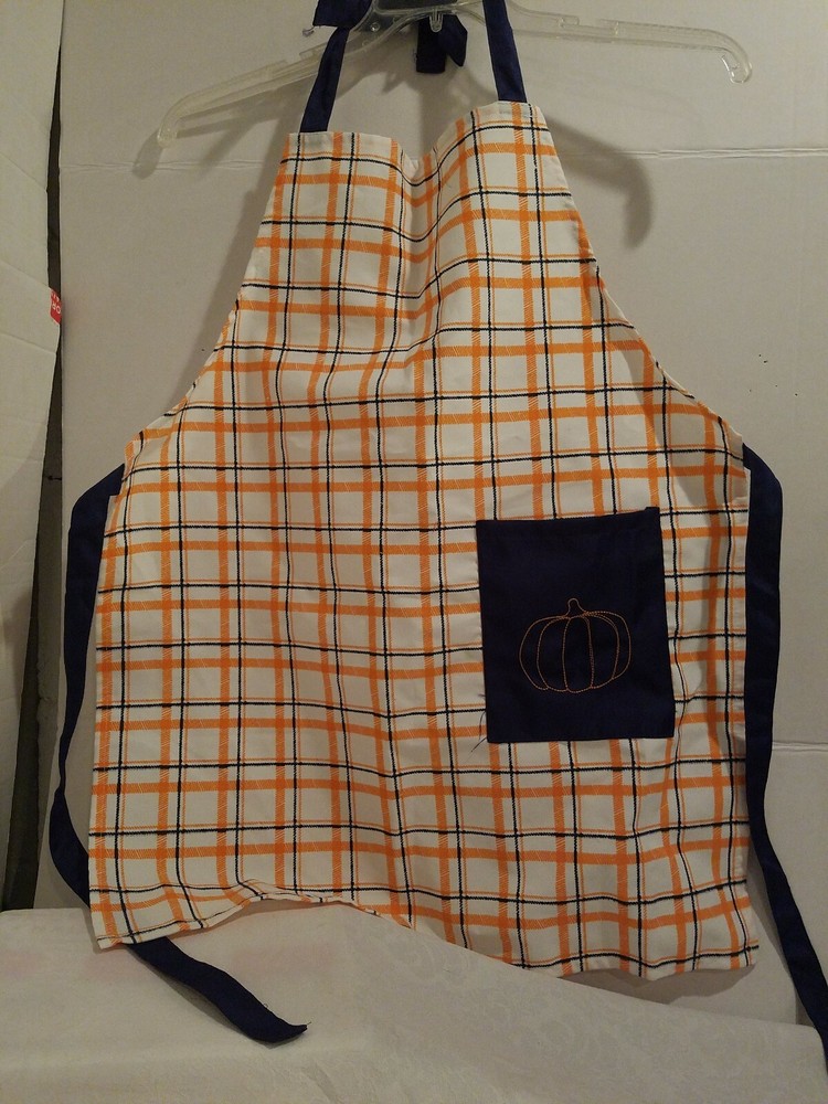 Apron With Pumpkin On It New