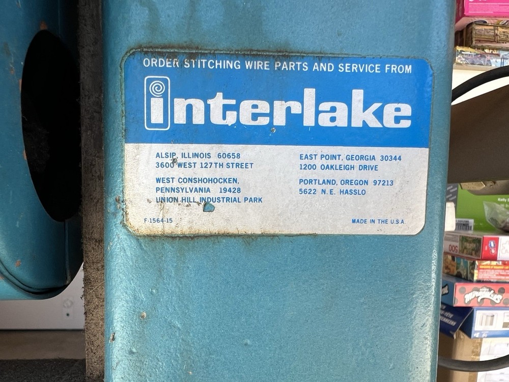 Interlake Model A Sticher With Extra Wire