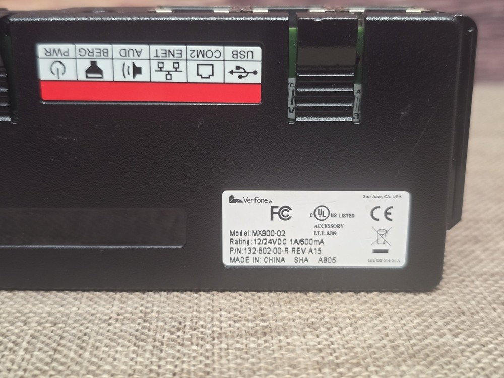 Verifone MX900-02 USB Input/Output Ethernet Module (132-602-00-R) – Open Box