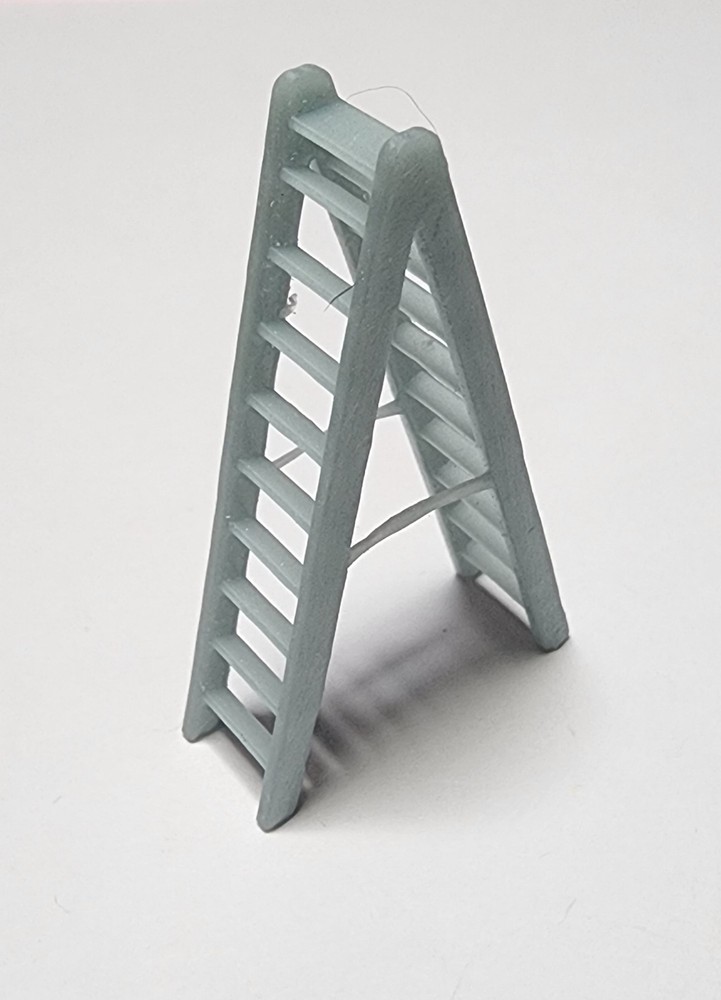 1/64 3D Printed 8' Folding Ladder