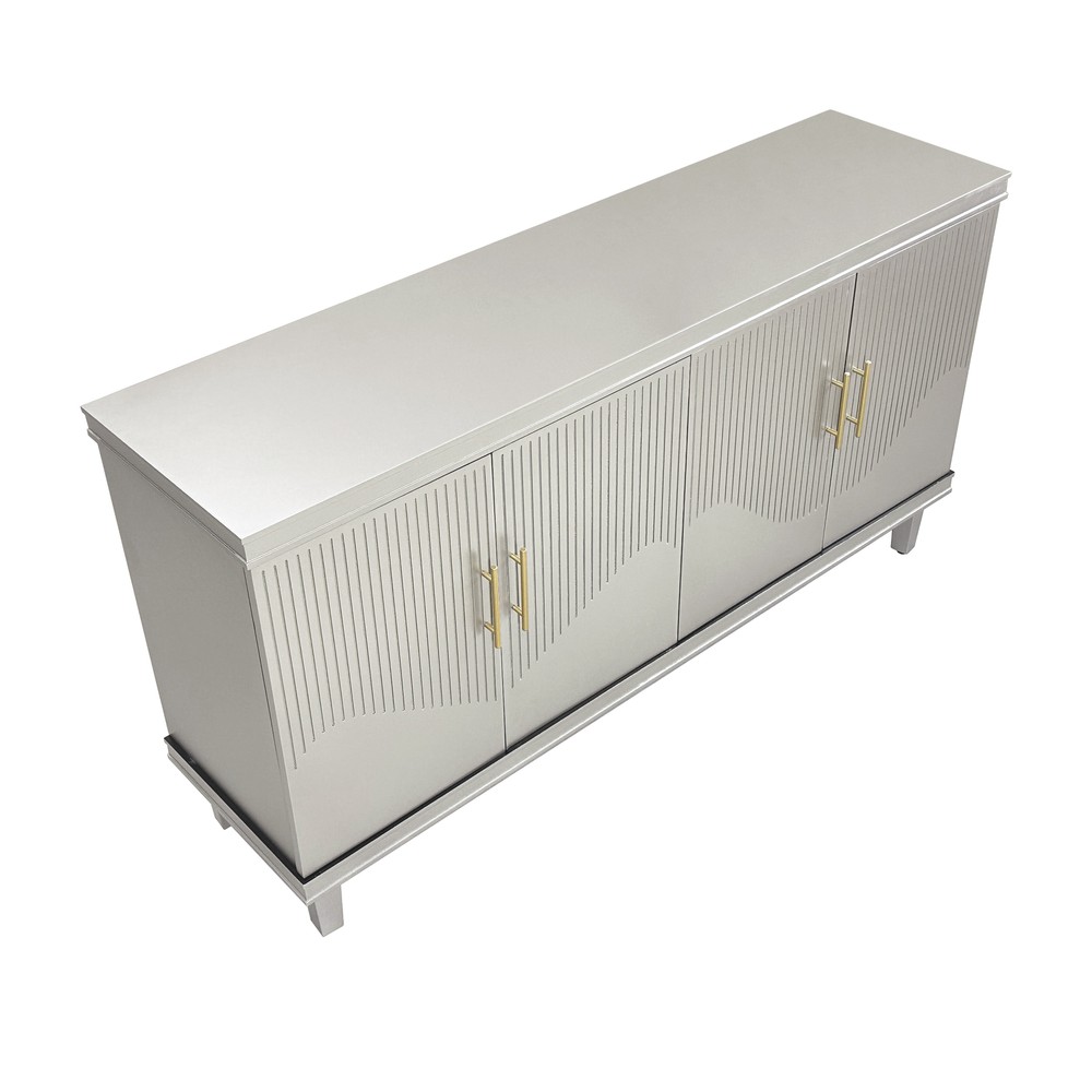 59.84''Large Size 4-Door Cabinet,Sideboard