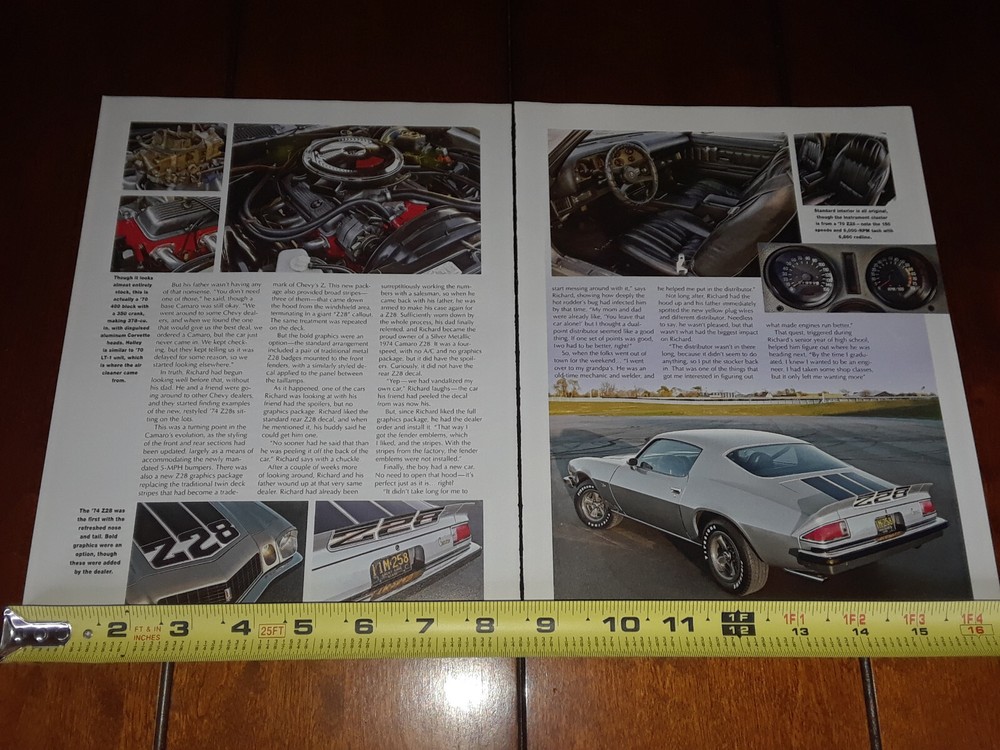 1974 CAMARO Z28 ORIGINAL 2017 ARTICLE