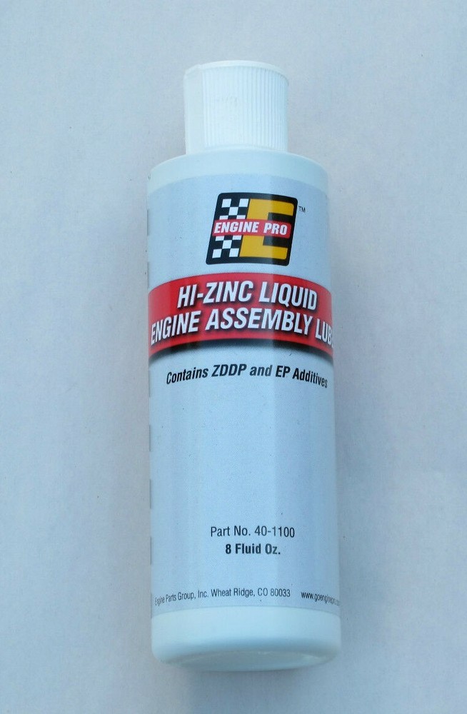 Engine Pro 40-1100 Hi Zinc Liquid Engine Aassembly Lube 8 Fluid Oz.
