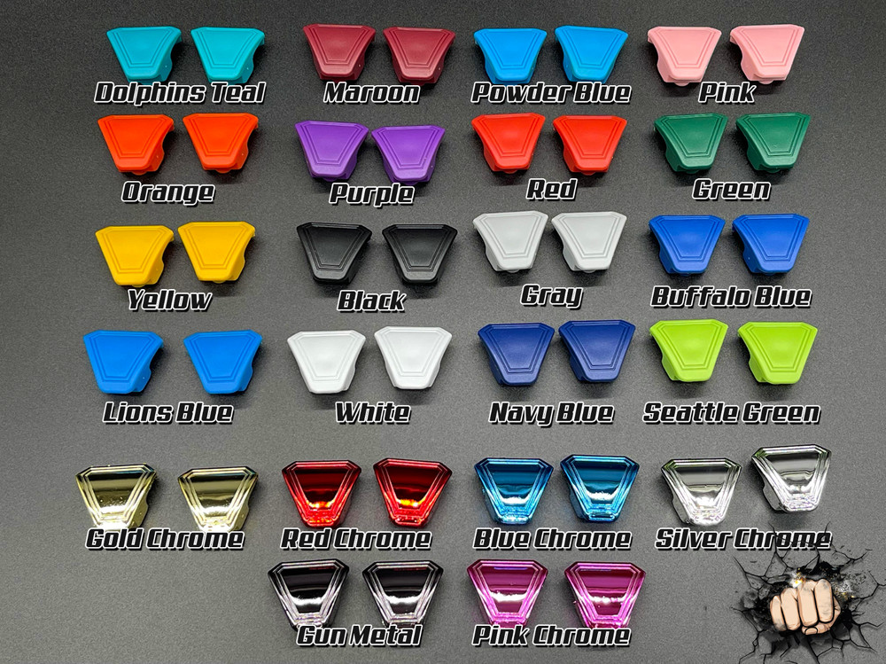 Miami Hurricanes Custom Full Size Helmet Visor Clips