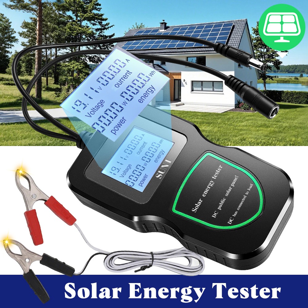 500W MPPT Photovoltaic Panel Multimeter Tester Tool for Testing Solar Panel Data