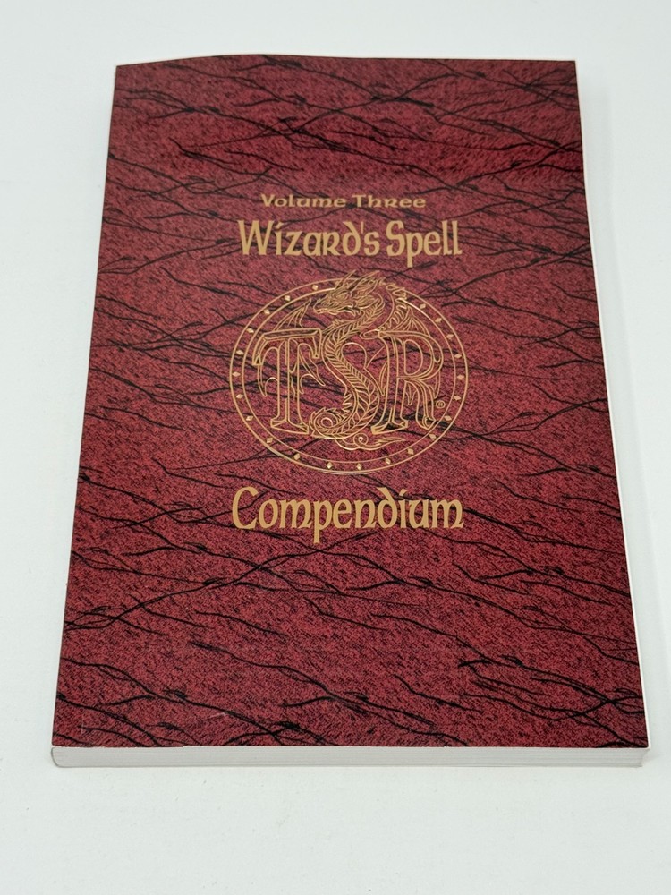 TSR Advanced Dungeons and Dragons Wizard's Spell Compendium Volume 3 Slight Bend
