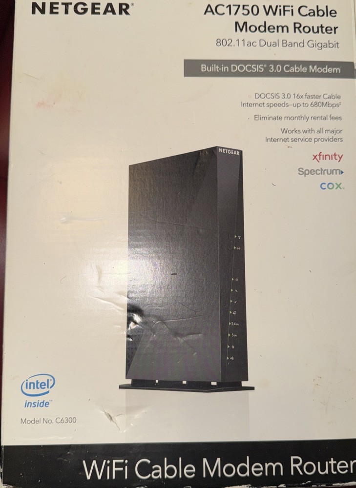 NETGEAR AC1750 WiFi Cable Modem Router