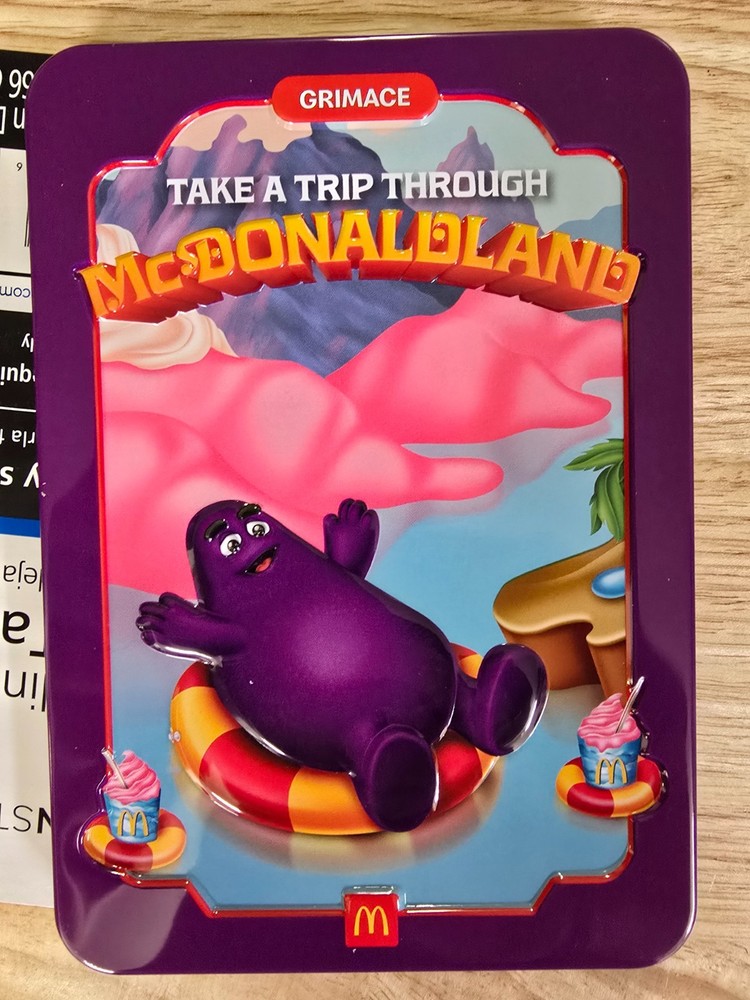 Grimace Collectible McDonaldland Tin (Grimace)
