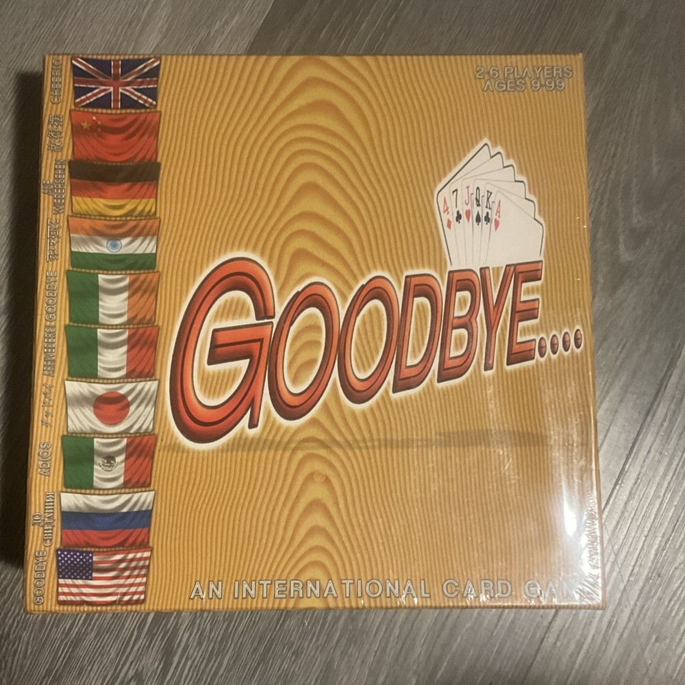 GOODBYE….. AN INTERNATIONAL CARD GAME 2006 SEALED