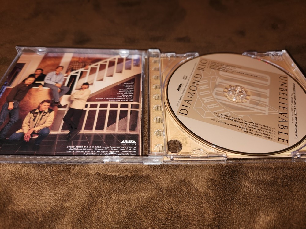 AUTOGRAPHED Diamond Rio Unbelievable CD Band Signed