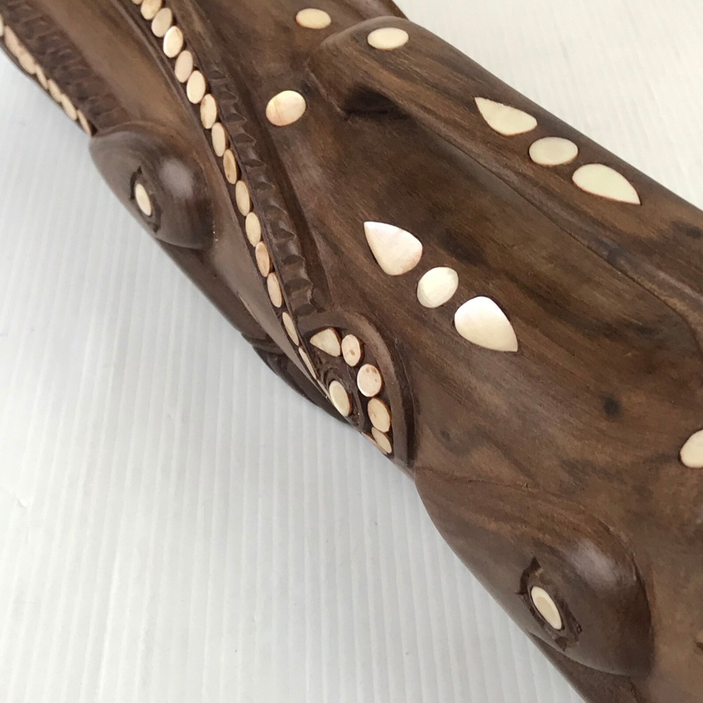Vintage Wooden Dragon Drum 49 cm