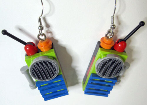 LEGO Loop Earrings - Walkie Talkies - (2 Pieces)