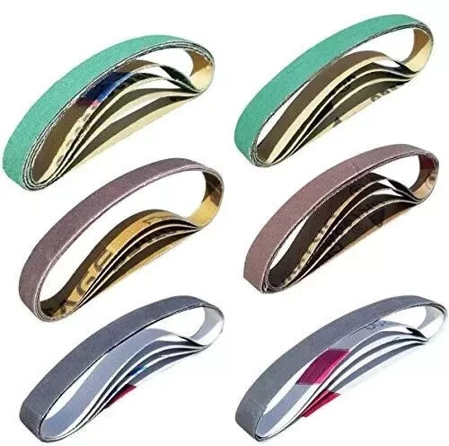 24 Pcs 1/2" X 10" Replacement Belt Kit for Work Sharp Combo Knife Sharpener (Mod