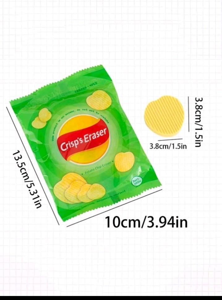 Eraser Shaped Chips Embedded Like Potatoes Student School
