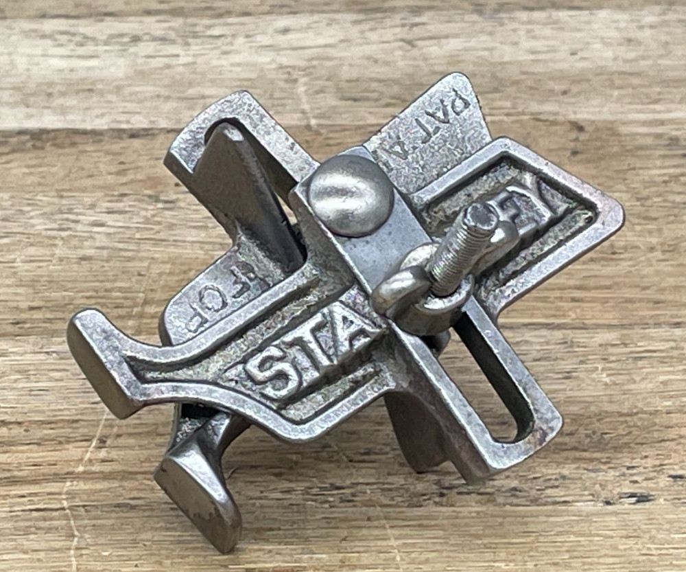 Vintage STANLEY Bit Brace Depth Stop Old Tool