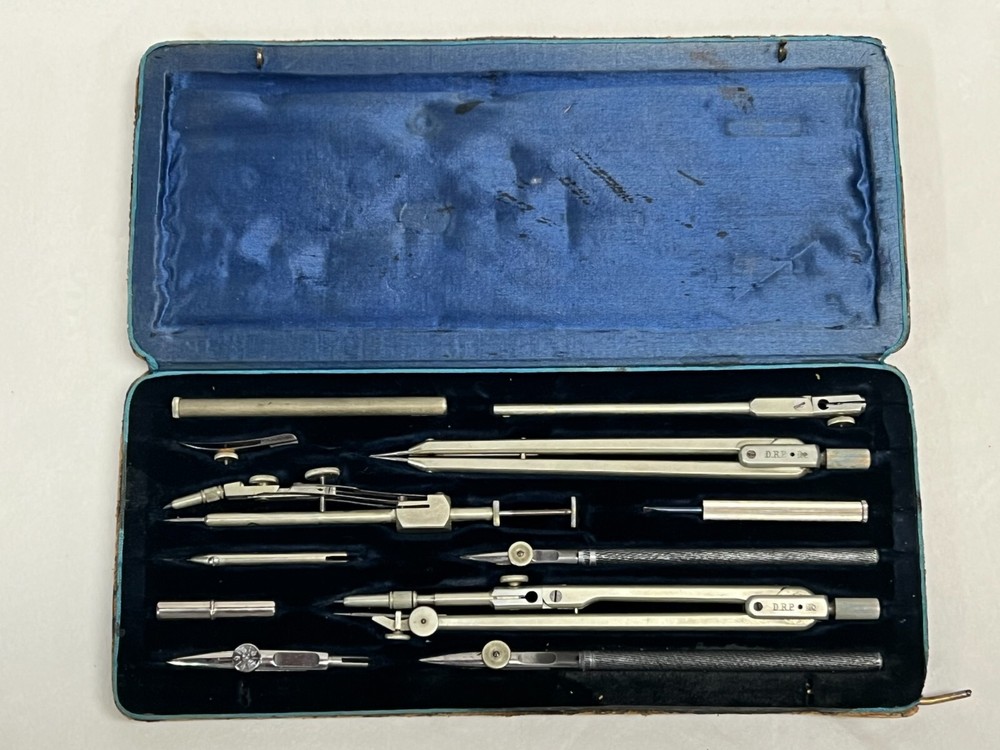 Vintage DRP Precision Drafting Tool Set with Original Box