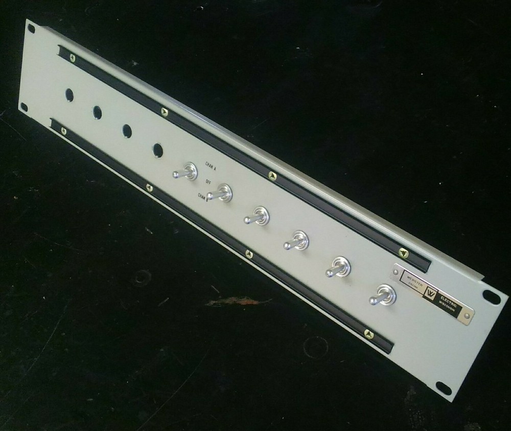 Webster WSC 511 Intercom Public Address Channel Pgm Switch Panel School Console