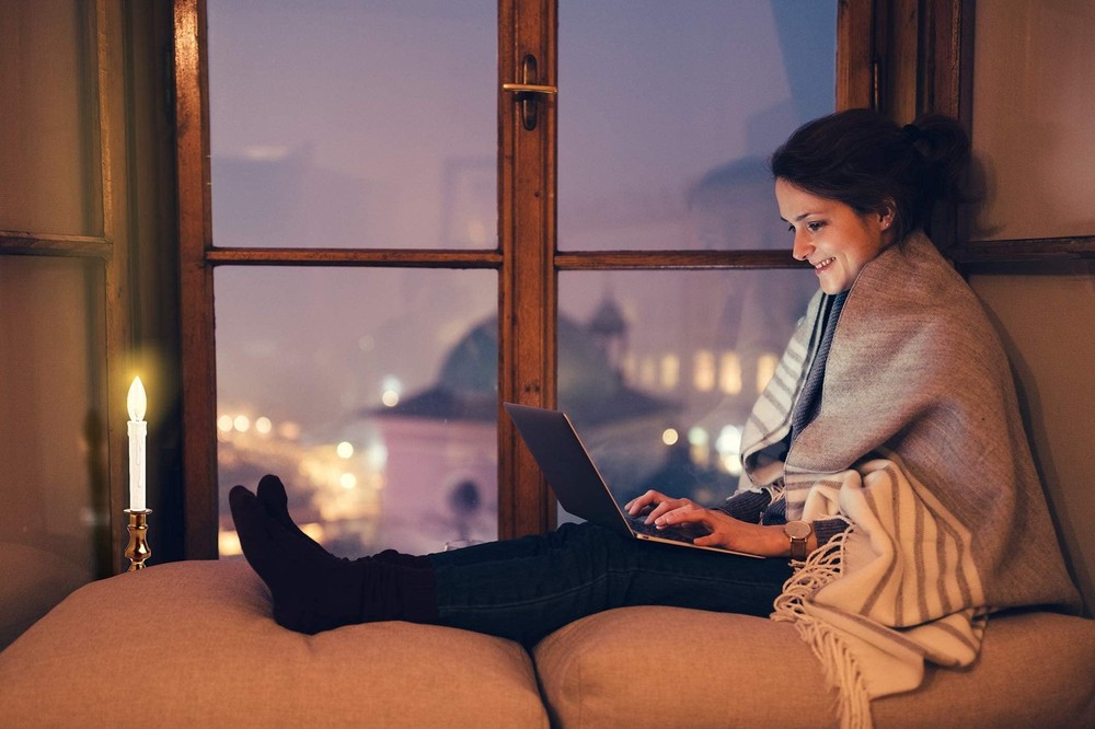 Ideal Lights Dimmable Window Candle Electric with Multi Timer IR Controller, Met