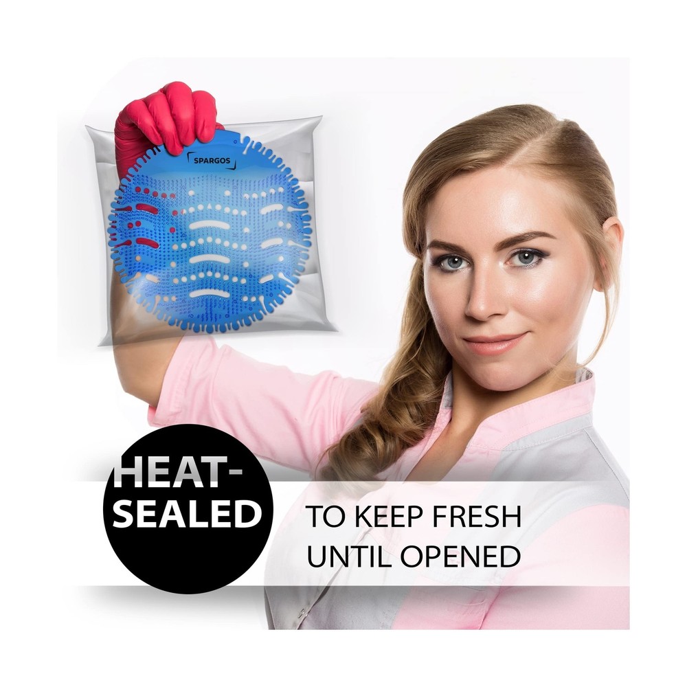 Urinal Screen Deodorizer (36 Pack) - Urinal Cakes - Fresh 3d Wave Anti-Splash...