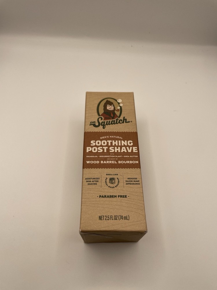 Dr. Squatch Soothing Post Shave - Wood Barrel Bourbon