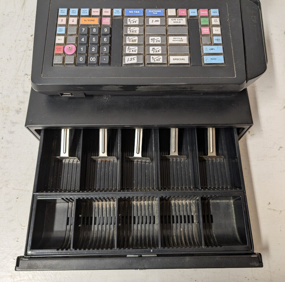 Sam4S SPS-520RT Cash Register System w/ Drawer, No Key for Drawer