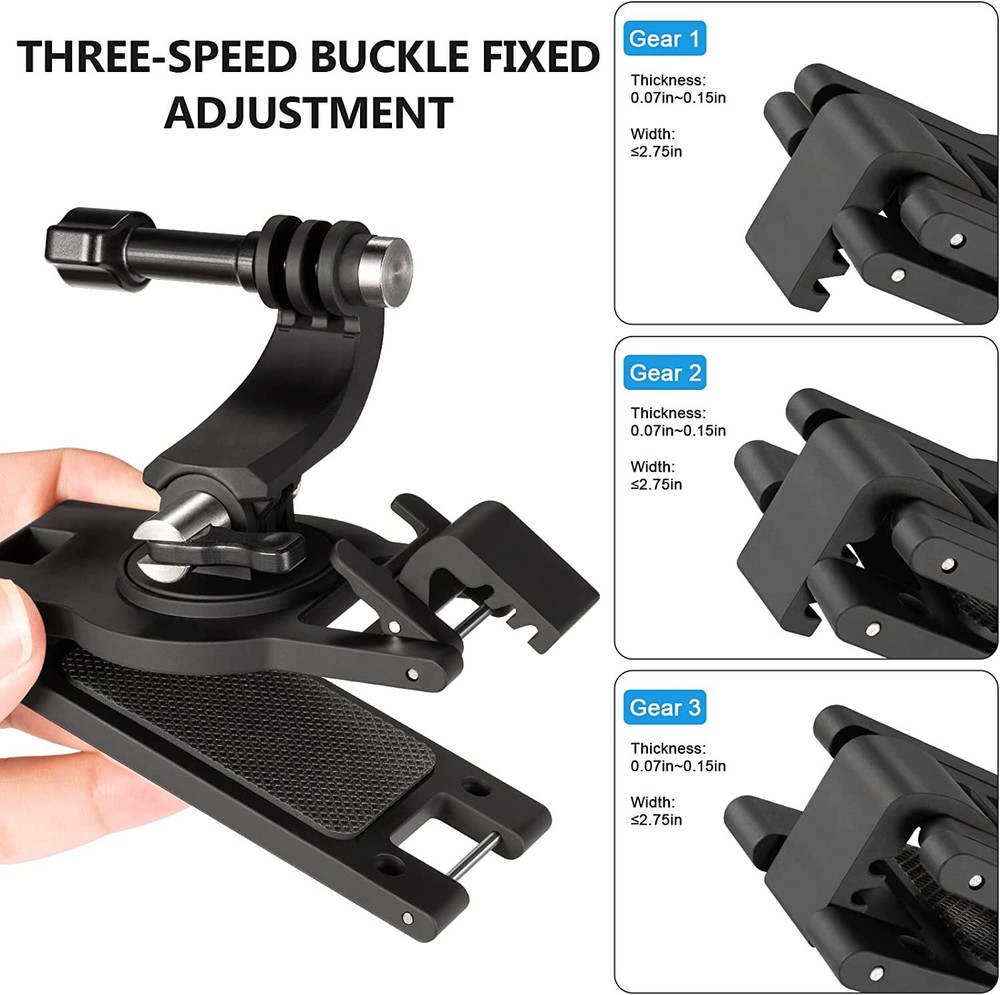 Backpack Shoulder Strap Mount Quick Release Camera Clip Mount for GoPro Hero 11