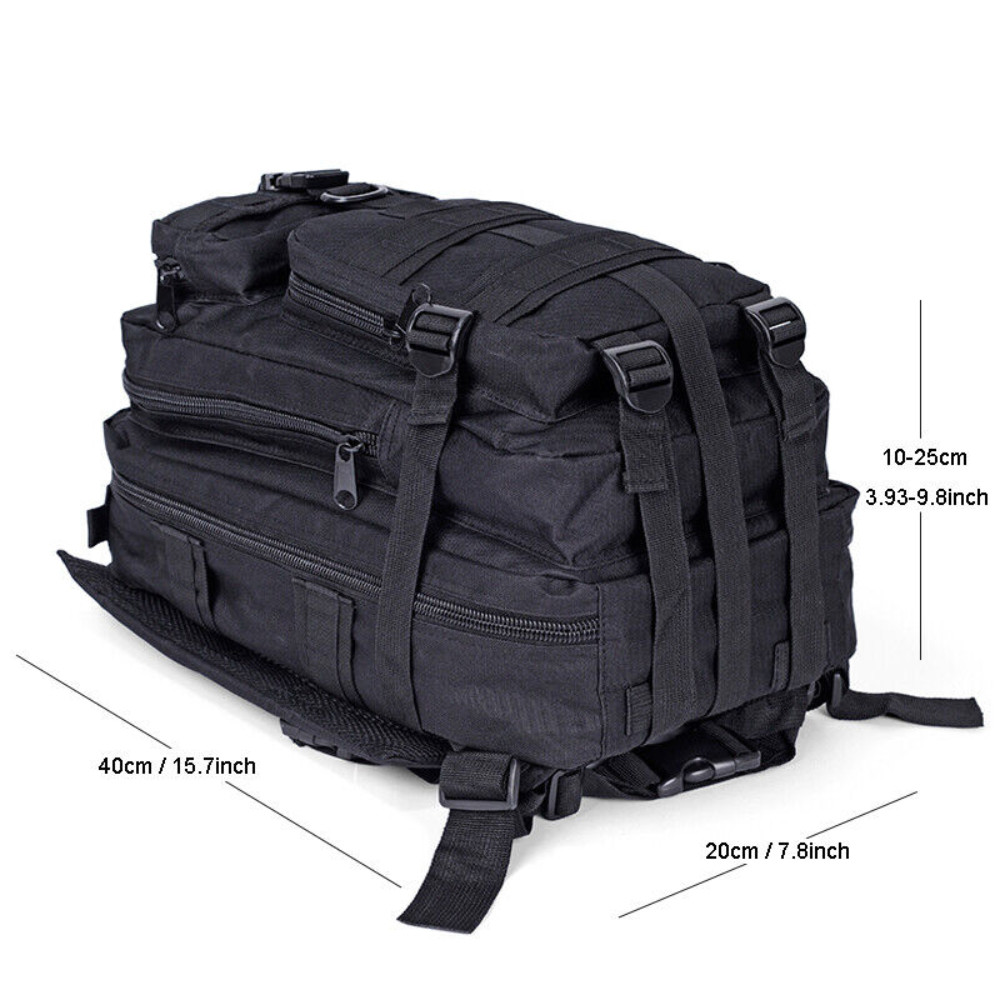 Molle Assault Pack Military Tactical Army Backpack Bug Out Bag Rucksack Daypack