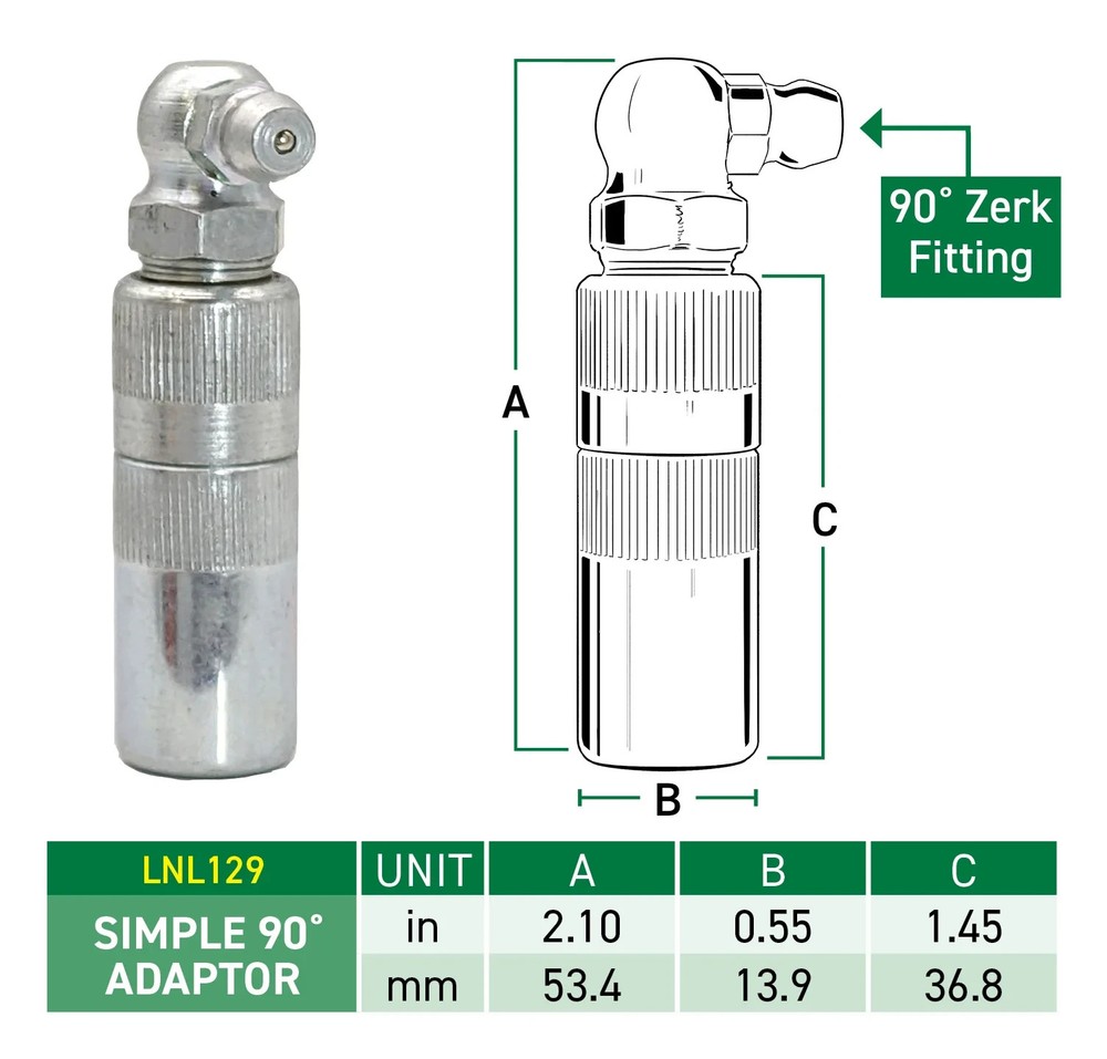 LockNLube Simple 90 Coupler