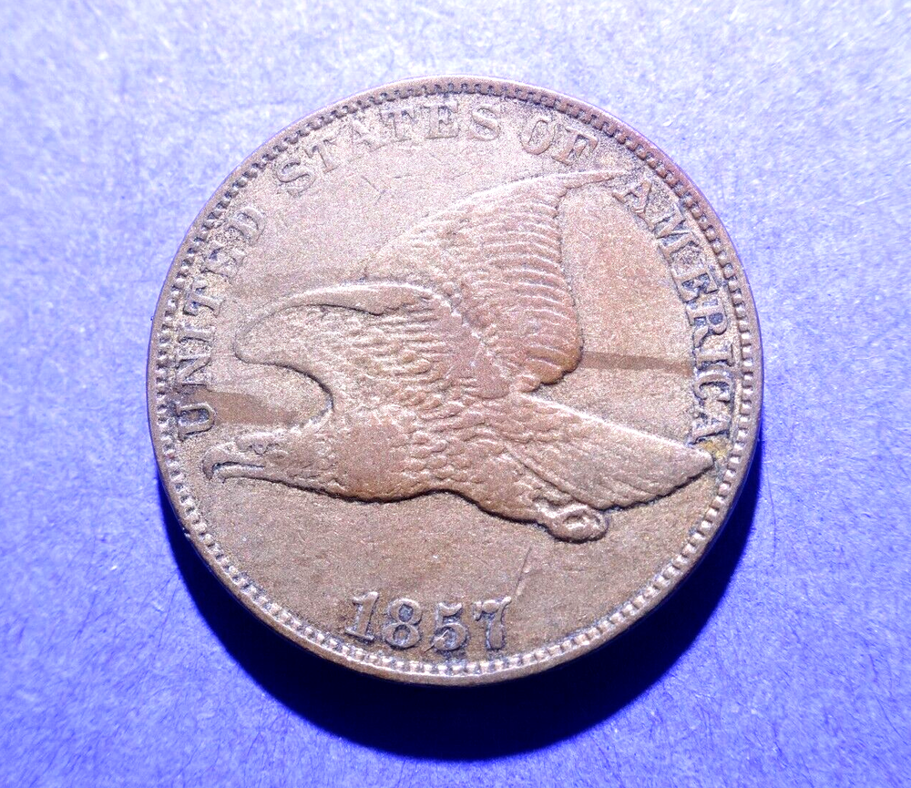 1857 Flying Eagle Cent VF