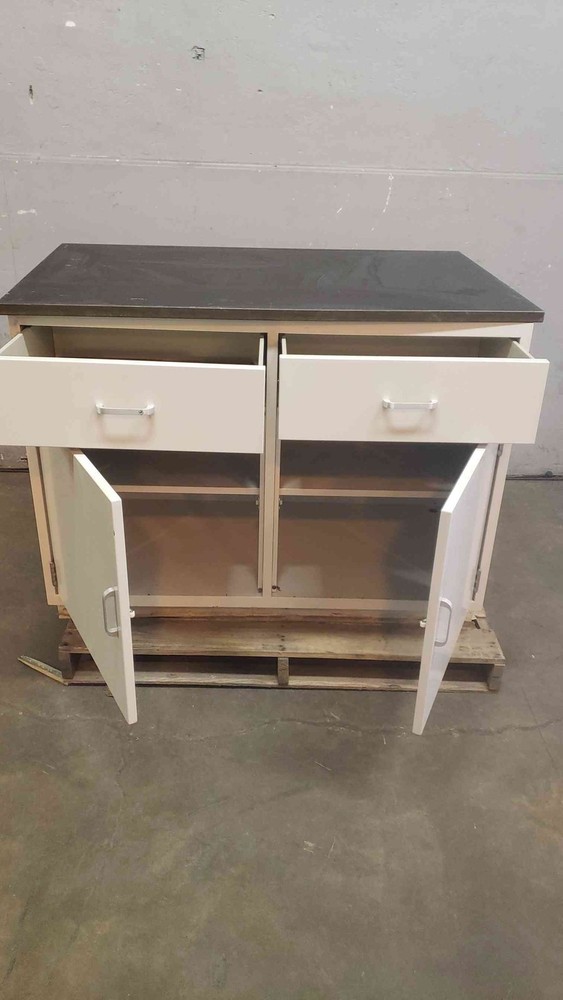 4' Duralab Mixed Casework White/ With Countertop (108500)