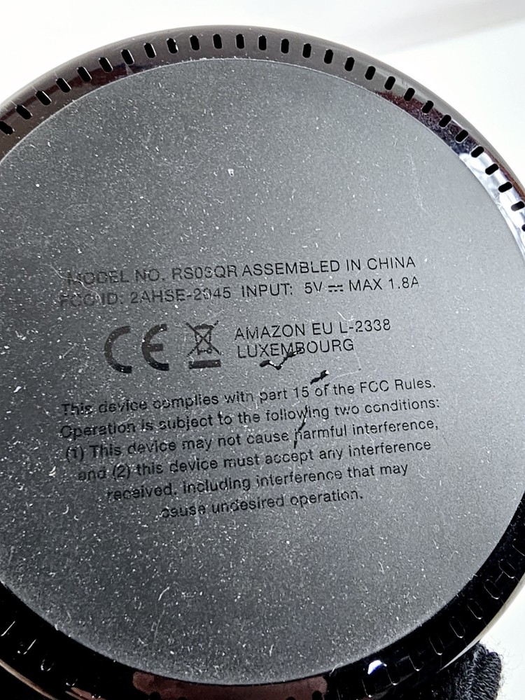 Amazon Echo Dot (2nd Generation) RS03QR Smart Speaker Black Tested Works