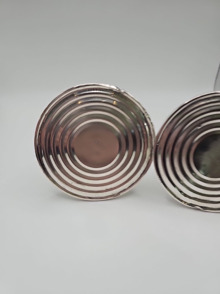 Vintage Sterling Silver Weighted Candlestick Holders