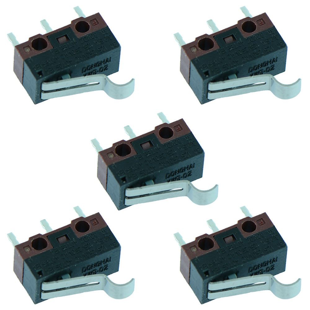 5 x Arc Lever Subminiature PCB Microswitch SPDT 3A Micro Switch