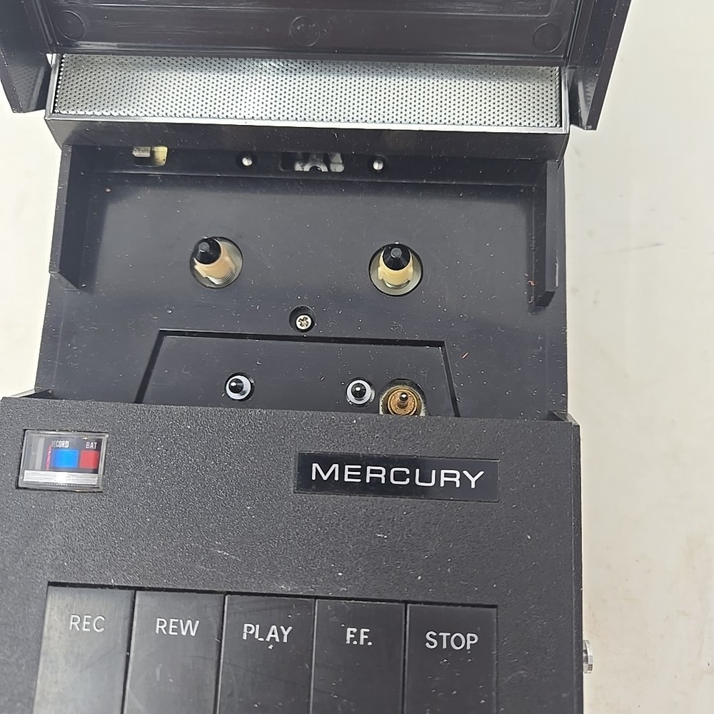 Mercury Solid State Cassette Recorder MCM Vintage Made Japan Tested & Working