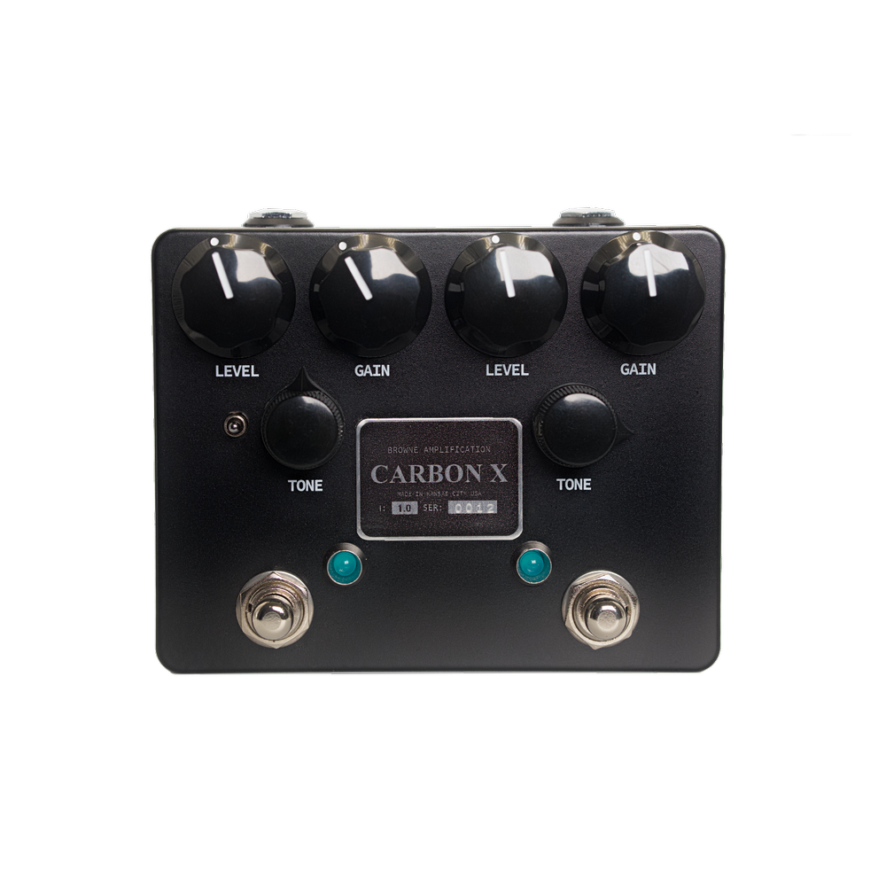 Brown Amplification Carbon X Dual Overdrive