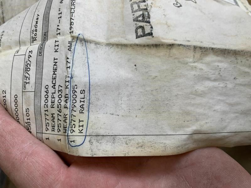 New JERR-DAN Rail Kit, PN# 9577790095, 766159