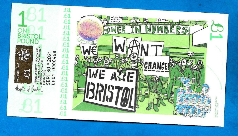 Bristol Pound -  £1 Third Issue 2018 NOTE UNC - Must For Collectors