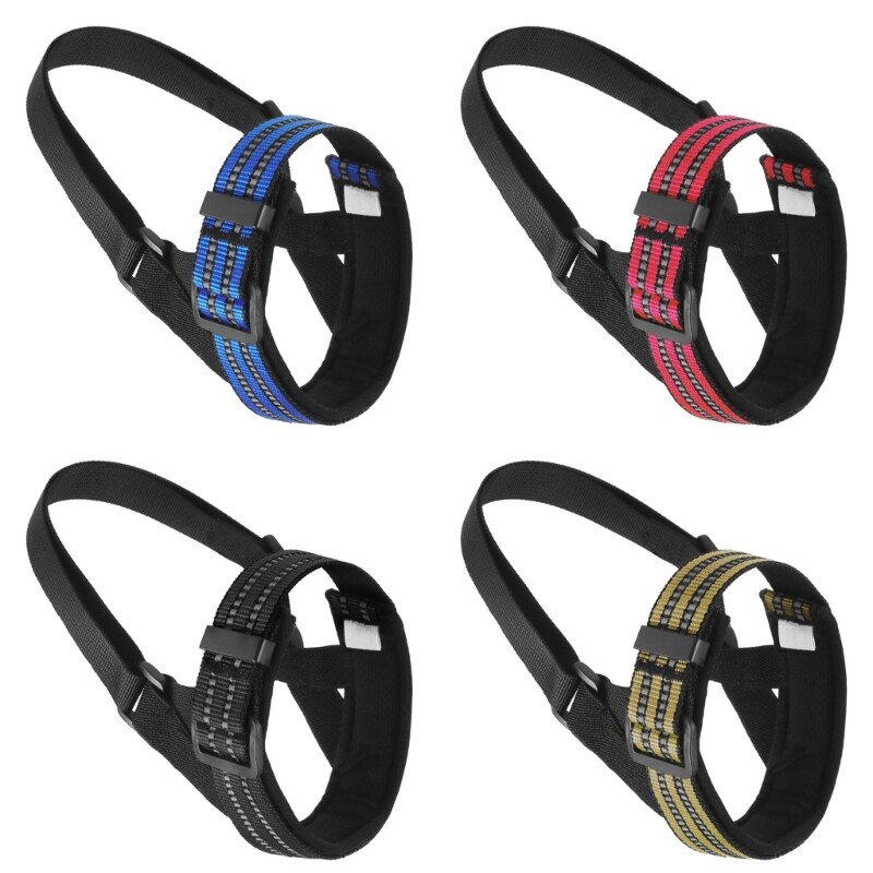 Dog Muzzle Mouth Guard Nylon Large Breeds Reflective Secure