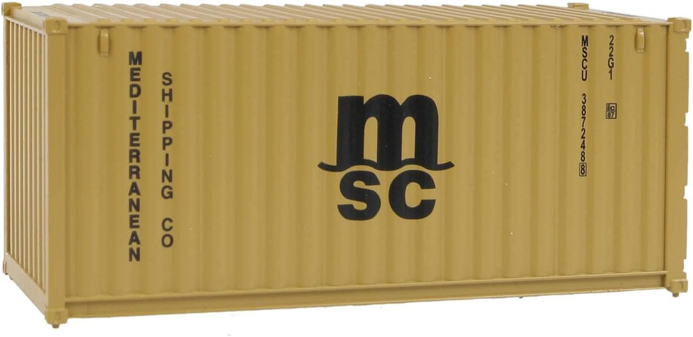 RS MSC BRN Container, 20', Mediterranean Shipping Co.